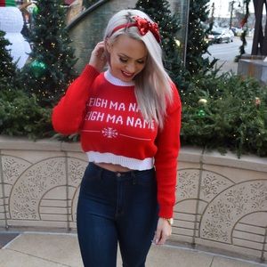 Sleigh Ma Name Christmas Sweater